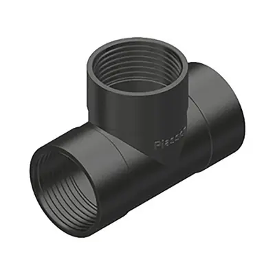 Conexión t igual rosca hembra 1/2" polipropileno