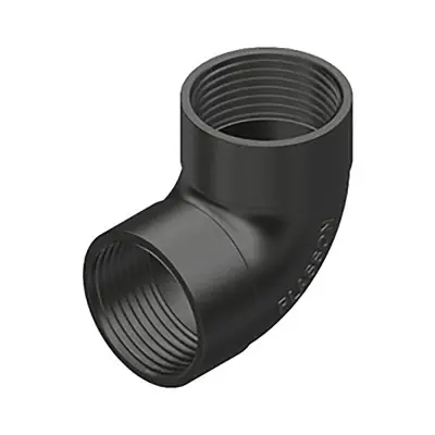 Codo 90° rosca hembra polipropileno 3/4"