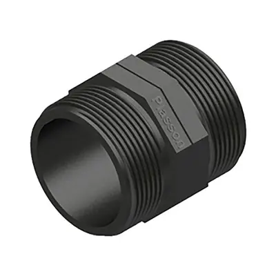 Manguito rosca macho polipropileno 1/2"