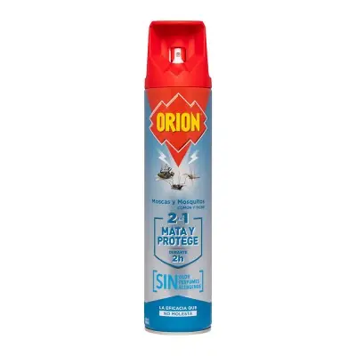 Insecticida aerosol moscas y mosquitos sin olor 600 ml