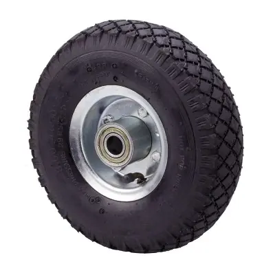 Rueda neumática con nucleo metálico y rodamiento de bolas, carga máx. 175 kg, ø 26 cm