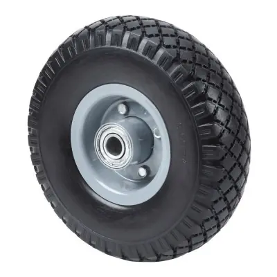 Rueda impinchable con nucleo metálico y rodamiento de bolas, carga máx. 100 kg, ø 26 cm