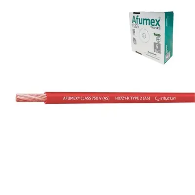 Cablecillo h07z1-k(as) 1,5 mm rojo euro/m