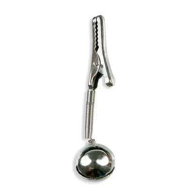 Bolsa de 2 cascabeles de laton niquelado
