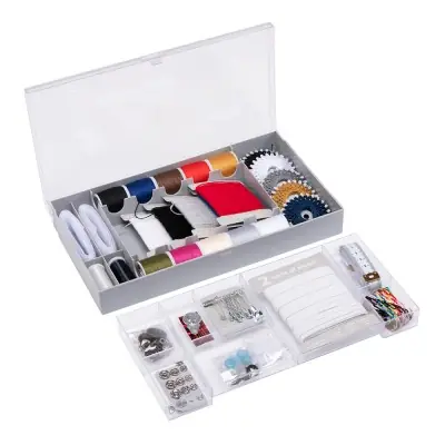 Caja costura 87 piezas 15,1 x 26,5 x 4,7 cm