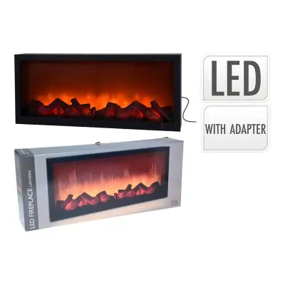 Chimenea eléctrica con iluminación led