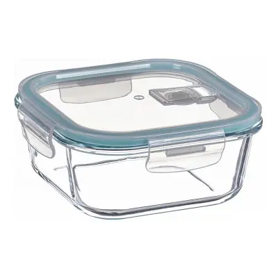 Fiambrera borosilicato cuadrada hermética 300 ml