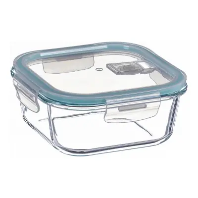 Fiambrera borosilicato cuadrada hermética 500 ml