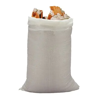 Saco rafia blanco 60 x 100 cm, 10 uds