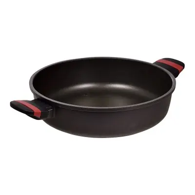 Olla baja de aluminio fundido inducción denia experto ø28 cm