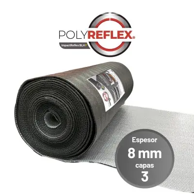 AISLAMIENTO REFLEXIVO POLYNUM BLH-F 8mm MED. 1.20x30 MTS ROLLO