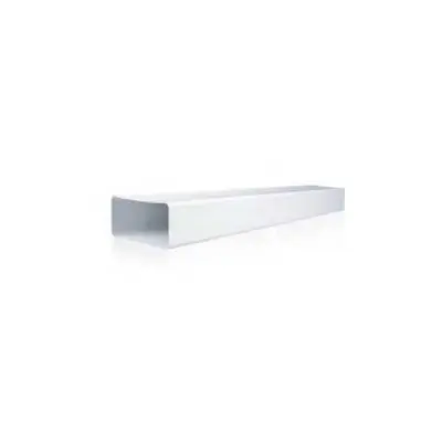 TUBO PVC RECTANGULAR 180x90mm VENTILACION TUBO 1.5 MT