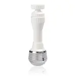 Atomizador-ducha con economizador, blanco y cromado, blue line, 11 cm