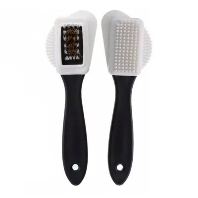 Cepillo limpieza 4 caras para zapatos de ante