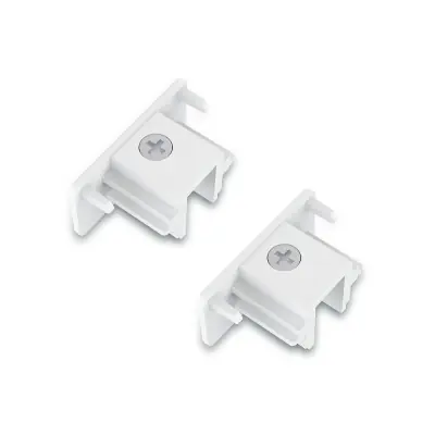 Tapa final easylink, blanca, 2 uds