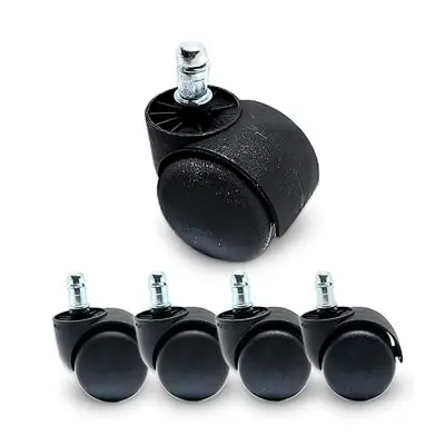 Ruedas silla gamer, 5 uds