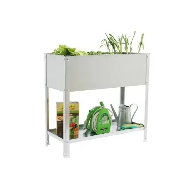 HUERTO URBANO METÁLICO SIMONGARDEN URBAN TOP 850x1200x400 GAL/GA-150l
