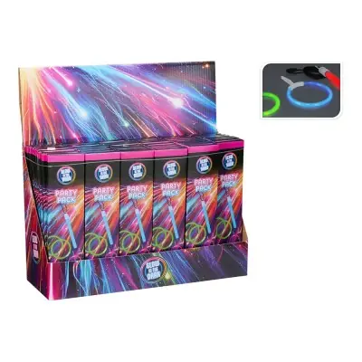 Accesorios luminosos, brillan en la oscuridad, caja 5 piezas