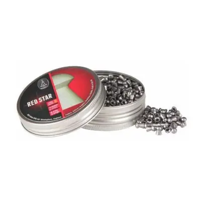 Balines red star calibre 5,5 mm (.22) 1,18 g (18,21 gr) 250 uds