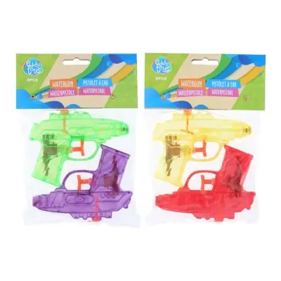 Pistola de agua 11,5 cm, colores surtidos, 2 uds