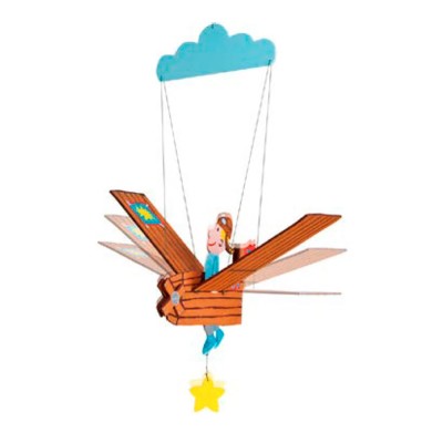 Plantilla de marquetería pequeño piloto, 2 láminas a4