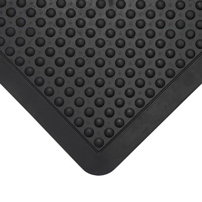 Alfombra bubblemat f330, 60 x 90 cm, caucho negro, antifatiga