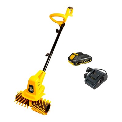 Peinadora/barredora de césped artificial, 131 w, con batería y cargador
